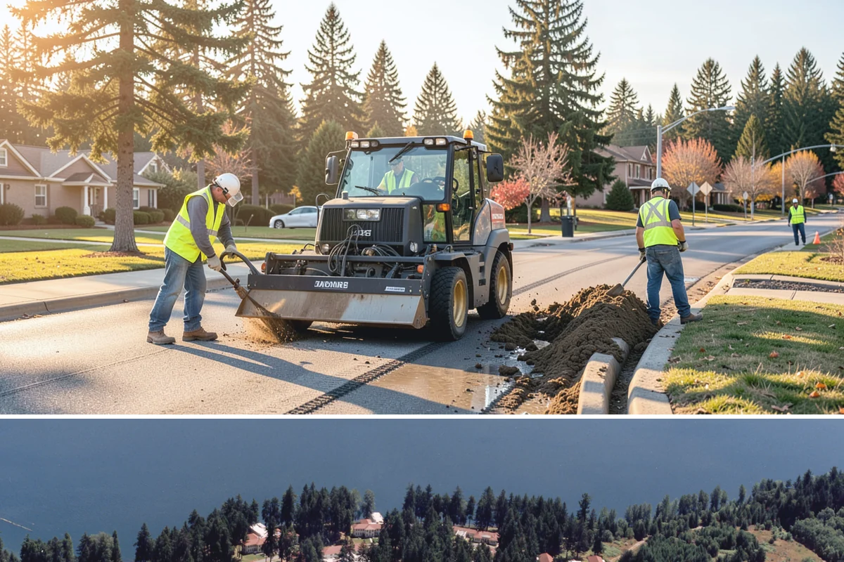 Curb Painting in Lakewood, Pierce County, WA - Dry-weather months yield the cleanest adhesion, making late spring through early fall the preferred window.