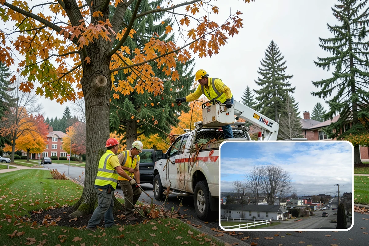Curb Painting in Langley, Island County, WA - Clear communication of parking restrictions