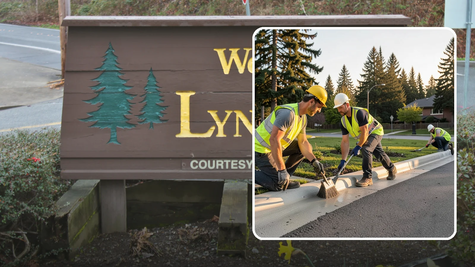 Curb Painting in Lynnwood, Snohomish County, WA - Fresh curb painting communicates parking and fire-lane restrictions clearly to the public.