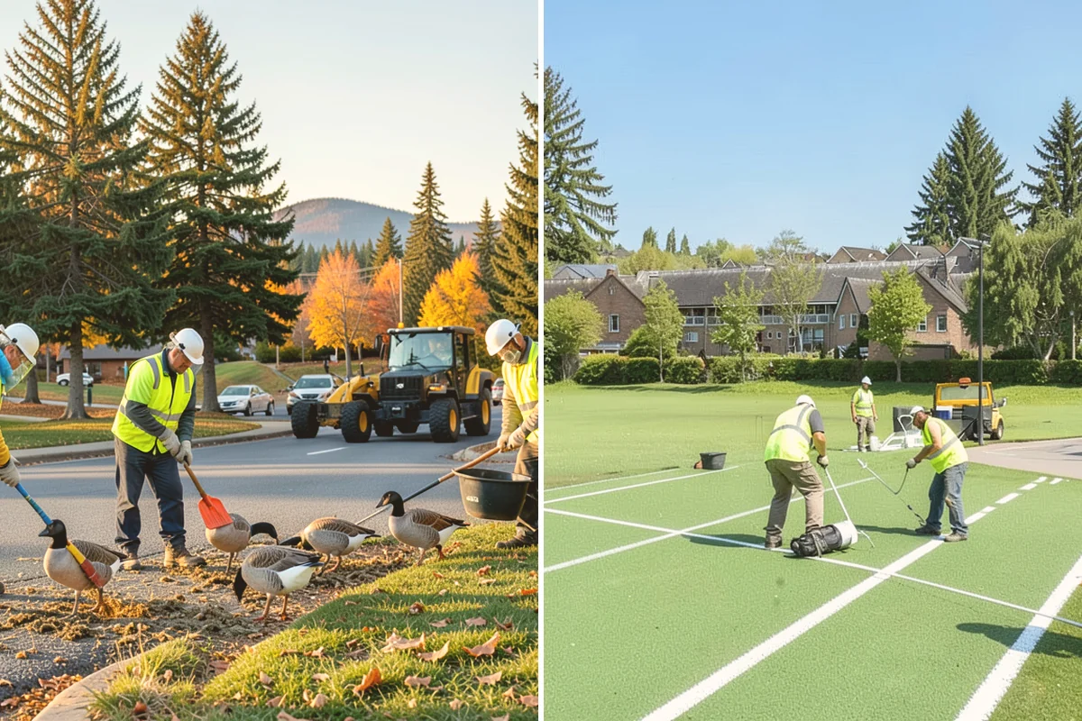 Curb Painting in Lynnwood, Snohomish County, WA - Identify curb segments and required colors