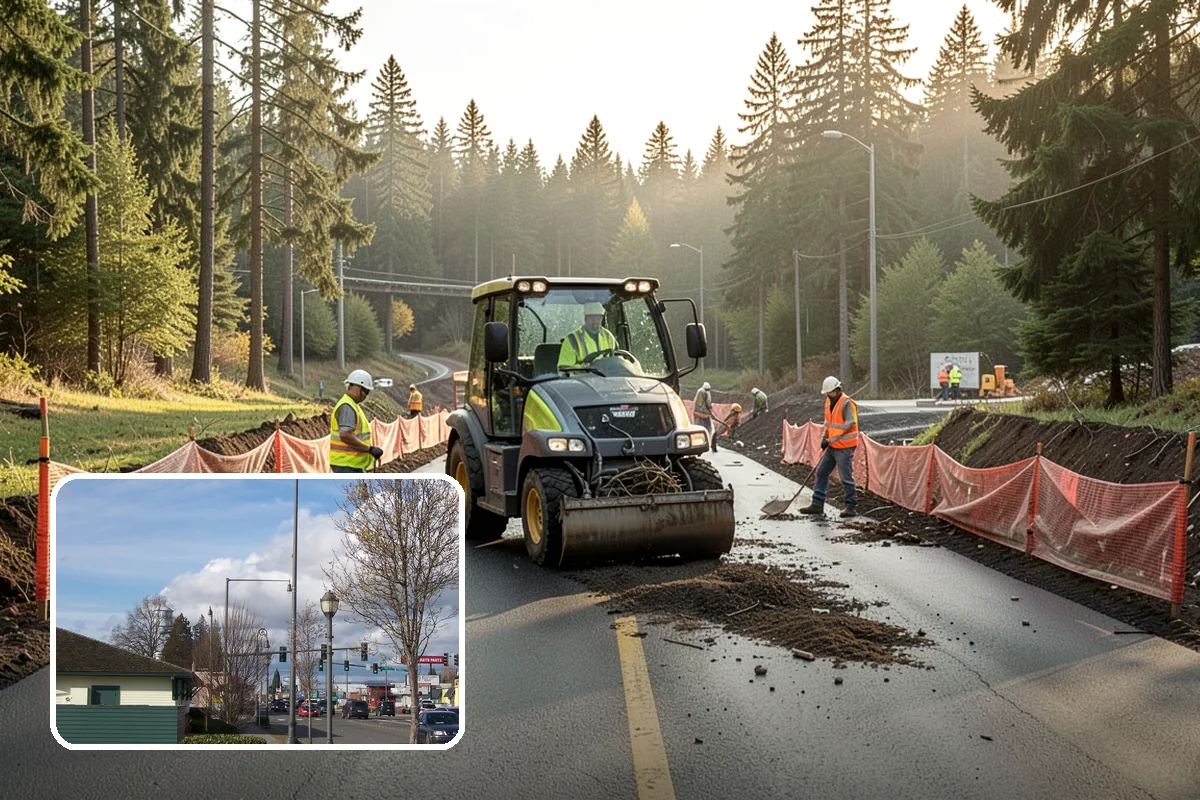 Curb Painting in Marysville, Snohomish County, WA - Clear communication of parking restrictions