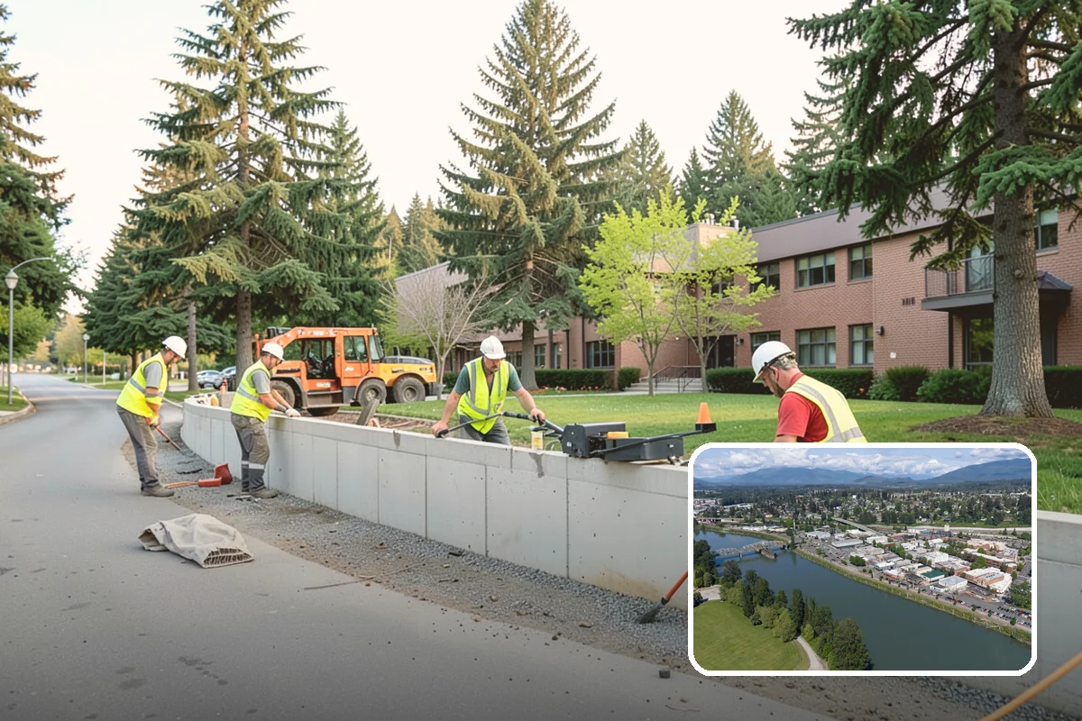 Curb Painting in Mount Vernon, Skagit County, WA - Clear communication of parking restrictions