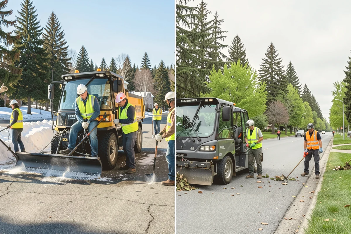 Curb Painting in Newcastle, King County, WA - Identify curb segments and required colors