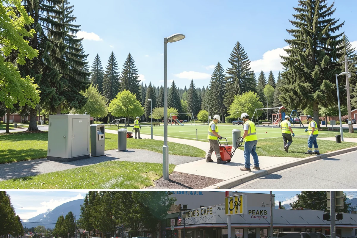 Curb Painting in North Bend, King County, WA - Dry-weather months yield the cleanest adhesion, making late spring through early fall the preferred window.