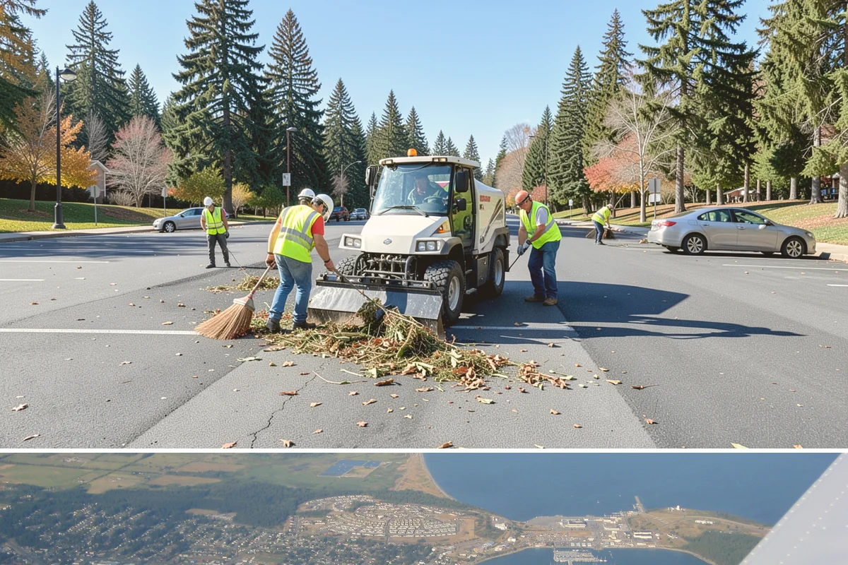 Curb Painting in Oak Harbor, Island County, WA - Dry-weather months yield the cleanest adhesion, making late spring through early fall the preferred window.