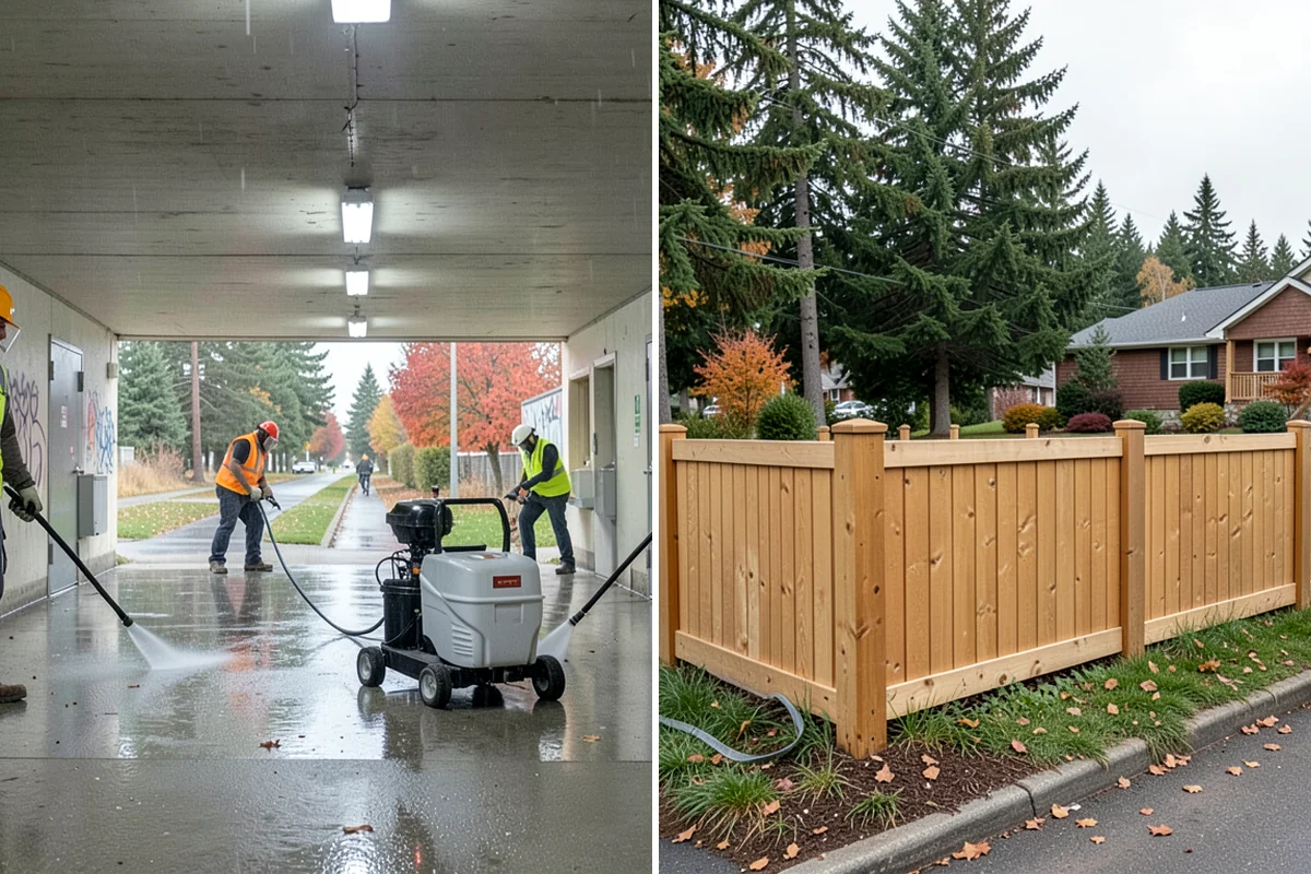 Curb Painting in Pacific, King County, WA - Identify curb segments and required colors