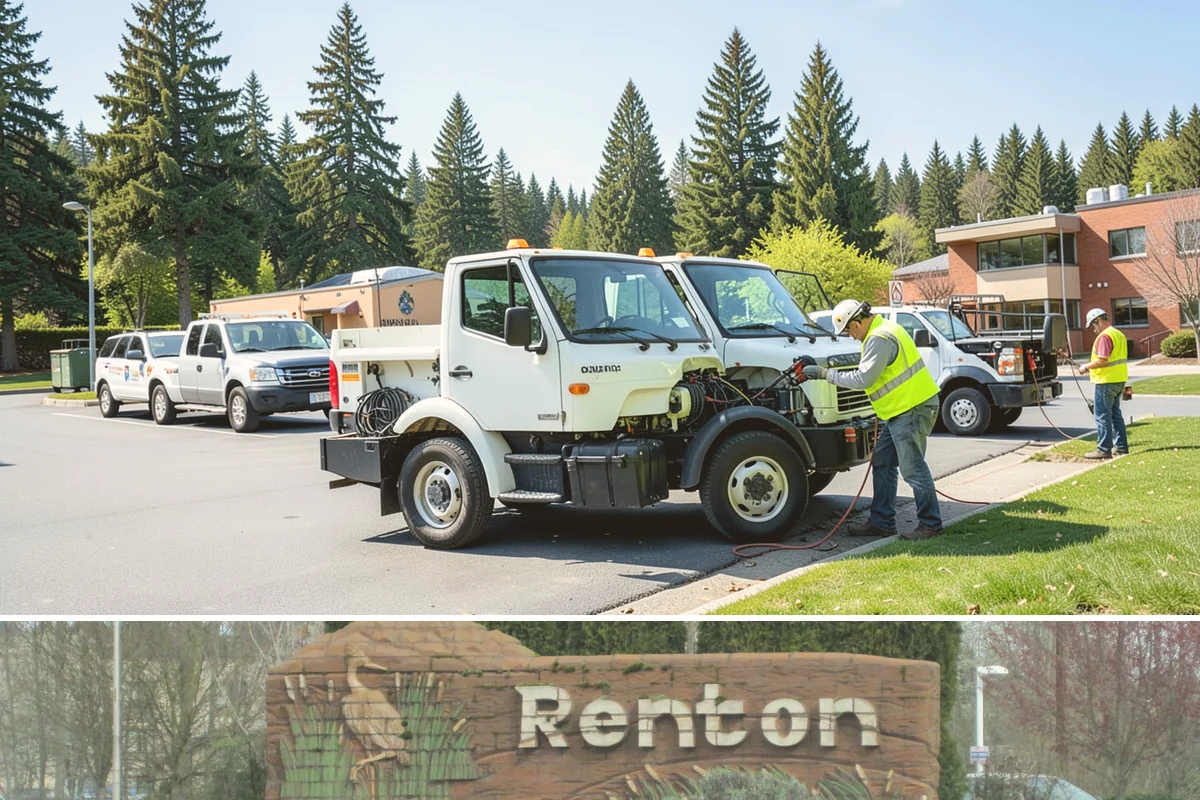 Curb Painting in Renton, King County, WA - Dry-weather months yield the cleanest adhesion, making late spring through early fall the preferred window.