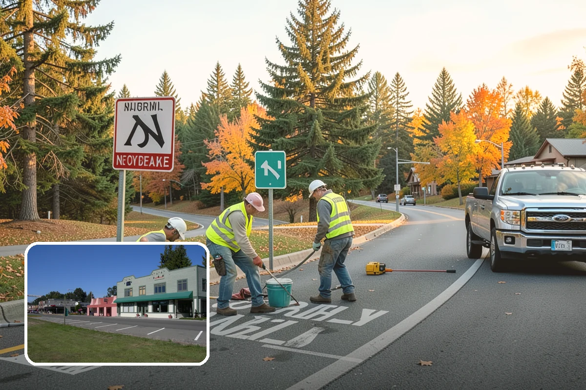 Curb Painting in Snoqualmie, King County, WA - Clear communication of parking restrictions