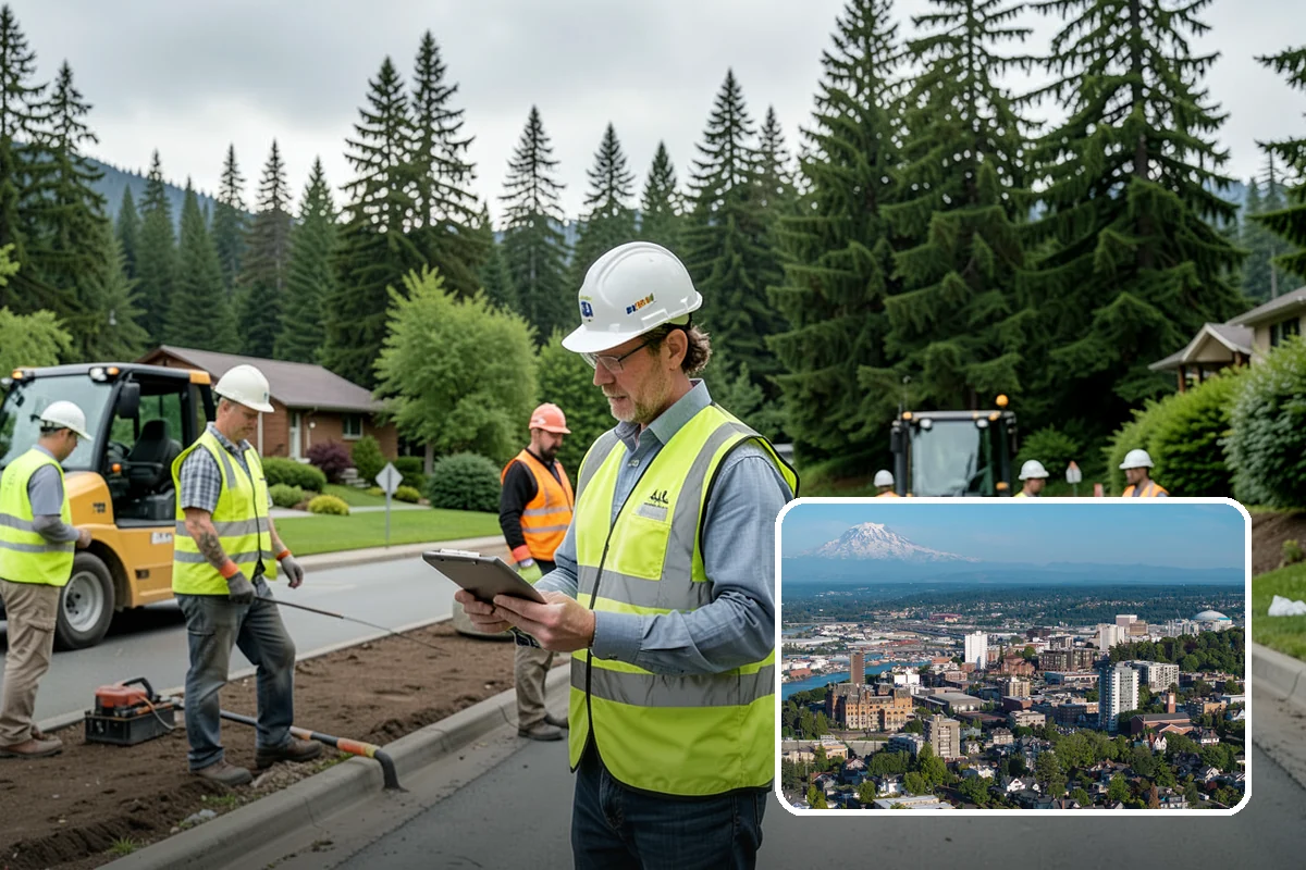 Curb Painting in Tacoma, Pierce County, WA - Clear communication of parking restrictions