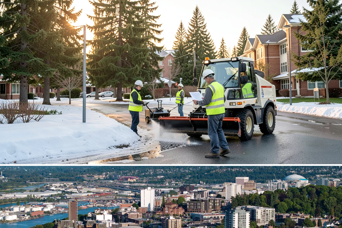 Curb Painting in Tacoma, Pierce County, WA - Dry-weather months yield the cleanest adhesion, making late spring through early fall the preferred window.