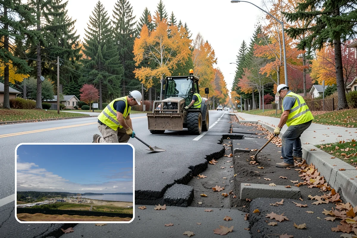 Curb Painting in University Place, Pierce County, WA - Clear communication of parking restrictions