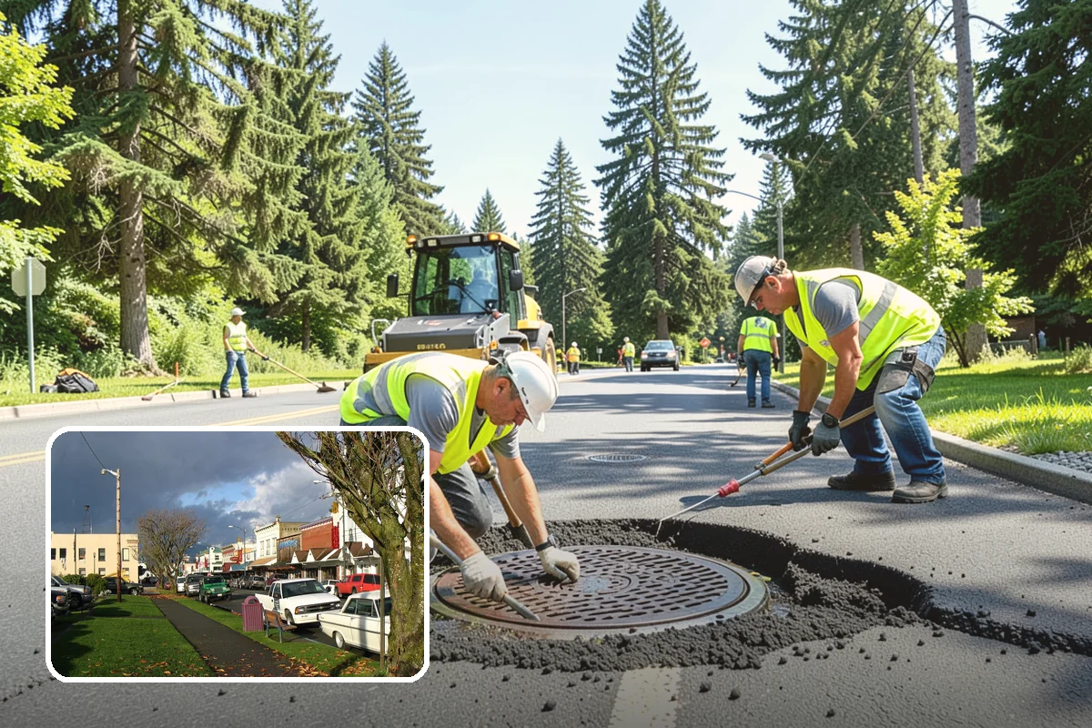 Curb Ramp Construction in Arlington, Snohomish County, WA - Meets PROWAG and local ADA transition-plan obligations