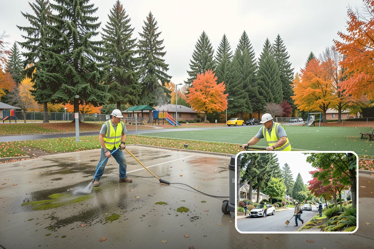 Curb Ramp Construction in Beaux Arts Village, King County, WA - Meets PROWAG and local ADA transition-plan obligations