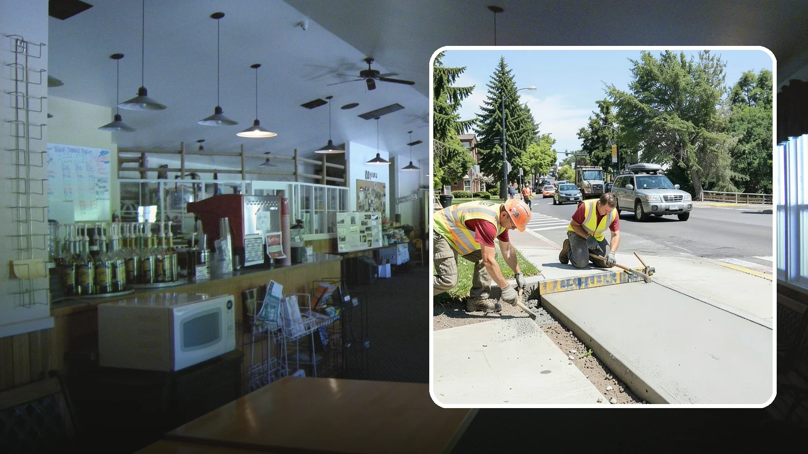 Curb Ramp Construction in Black Diamond, King County, WA - ADA-compliant curb ramp construction that brings pedestrian crossings into current PROWAG and city standard conformance.