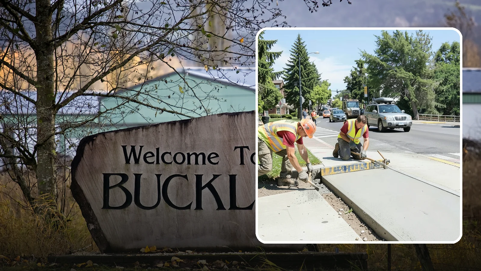 Curb Ramp Construction in Buckley, Pierce County, WA - ADA-compliant curb ramp construction that brings pedestrian crossings into current PROWAG and city standard conformance.