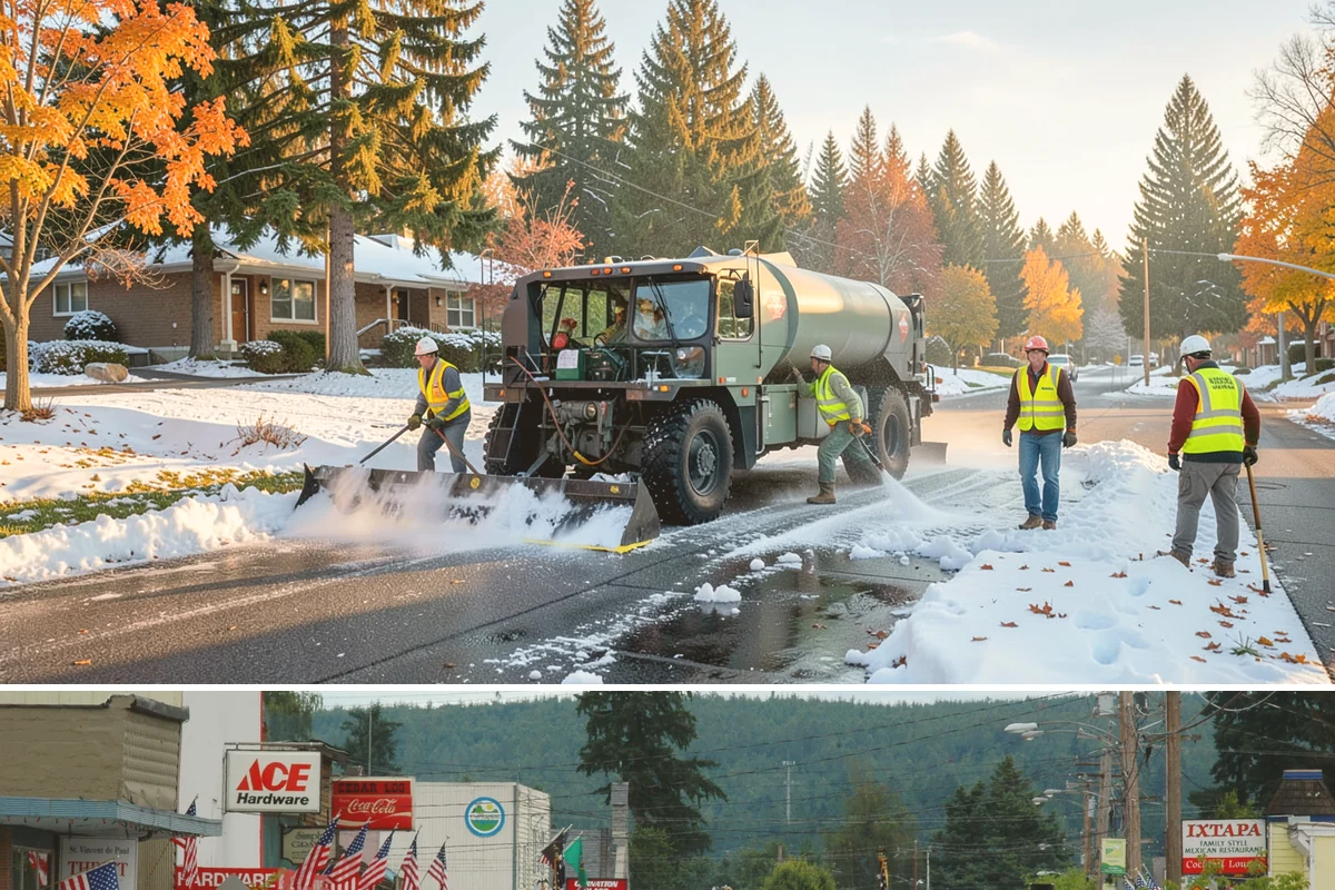 Curb Ramp Construction in Carnation, King County, WA - Ramp reconstruction pairs well with the summer paving season so corners and overlays are completed in a single mobilization.