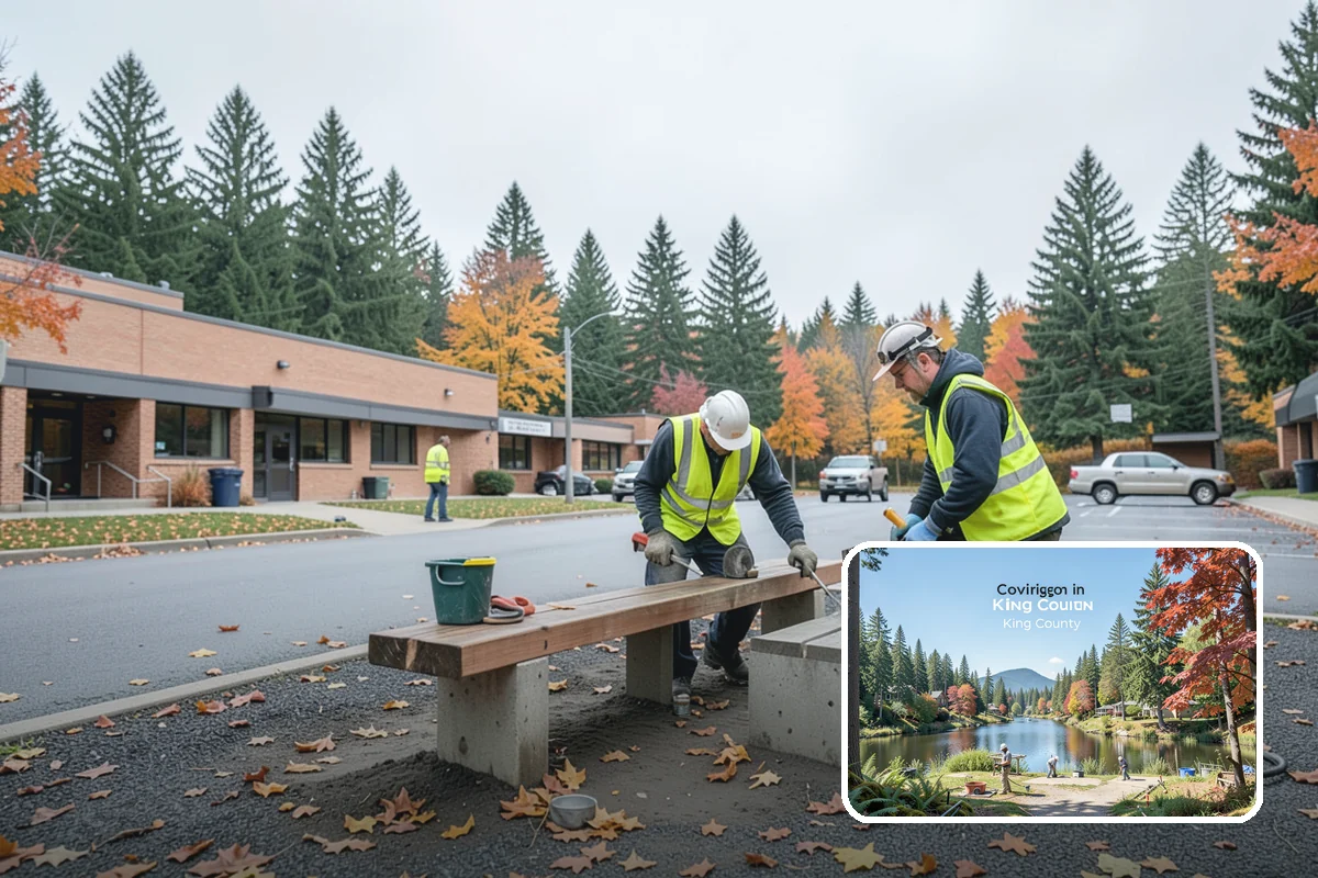 Curb Ramp Construction in Covington, King County, WA - Meets PROWAG and local ADA transition-plan obligations