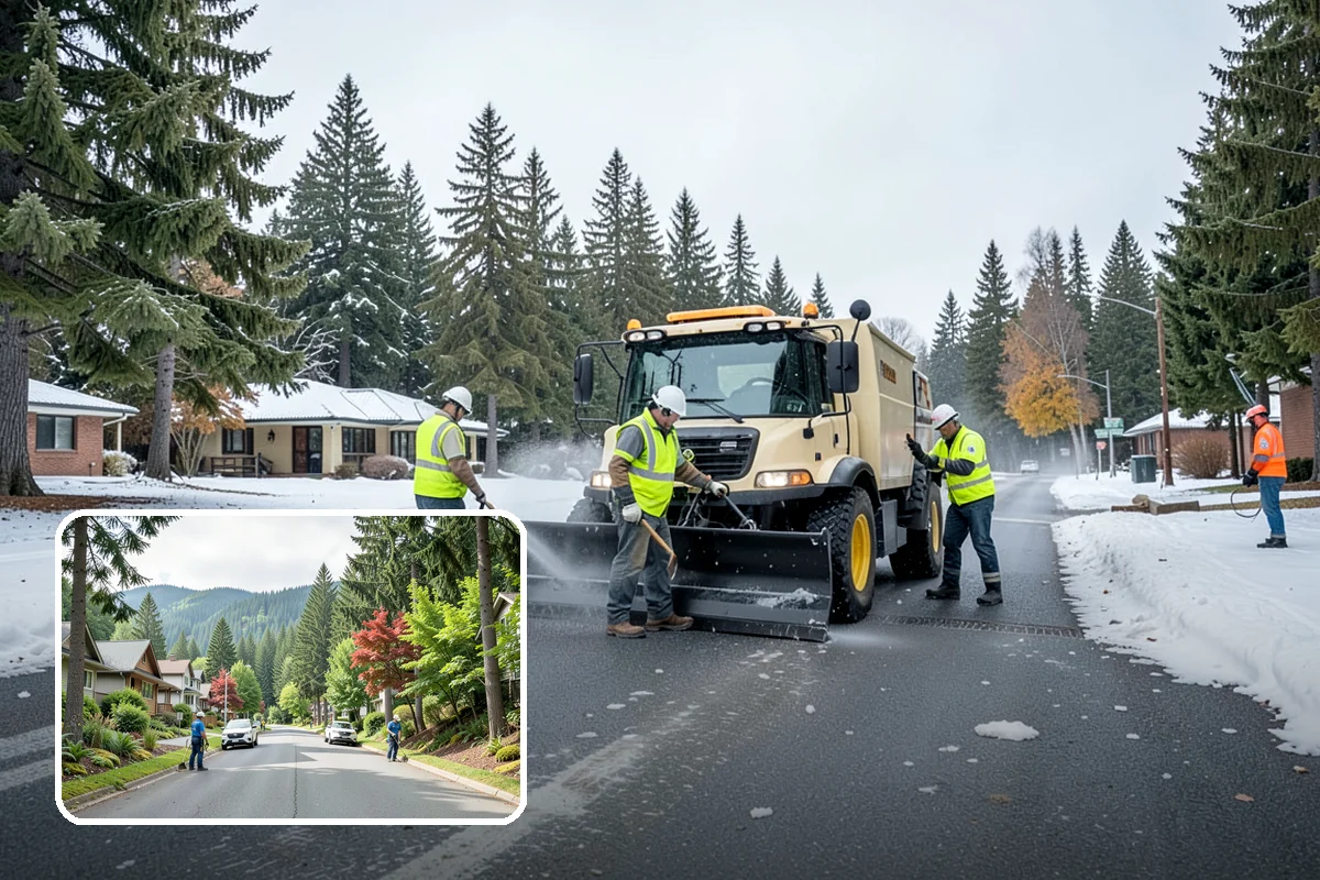 Curb Ramp Construction in Darrington, Snohomish County, WA - Meets PROWAG and local ADA transition-plan obligations