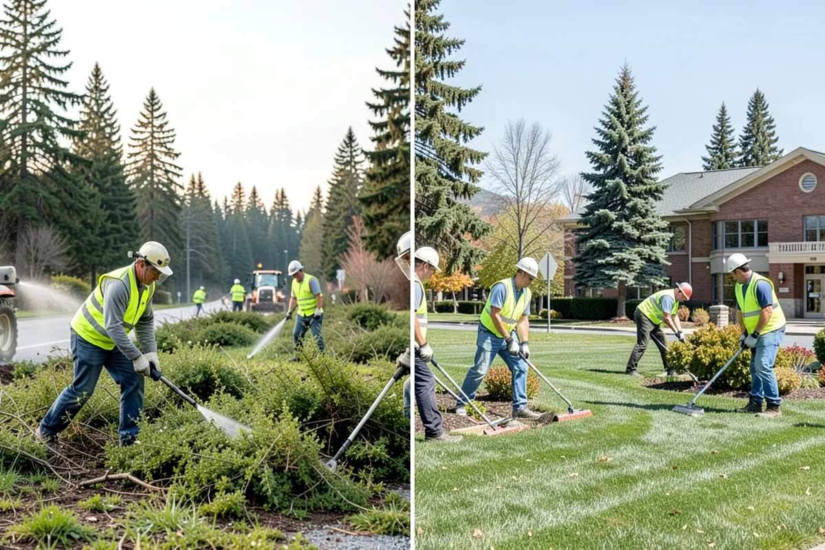 Curb Ramp Construction in DuPont, Pierce County, WA - Survey existing grades and confirm ramp type against the standard plan