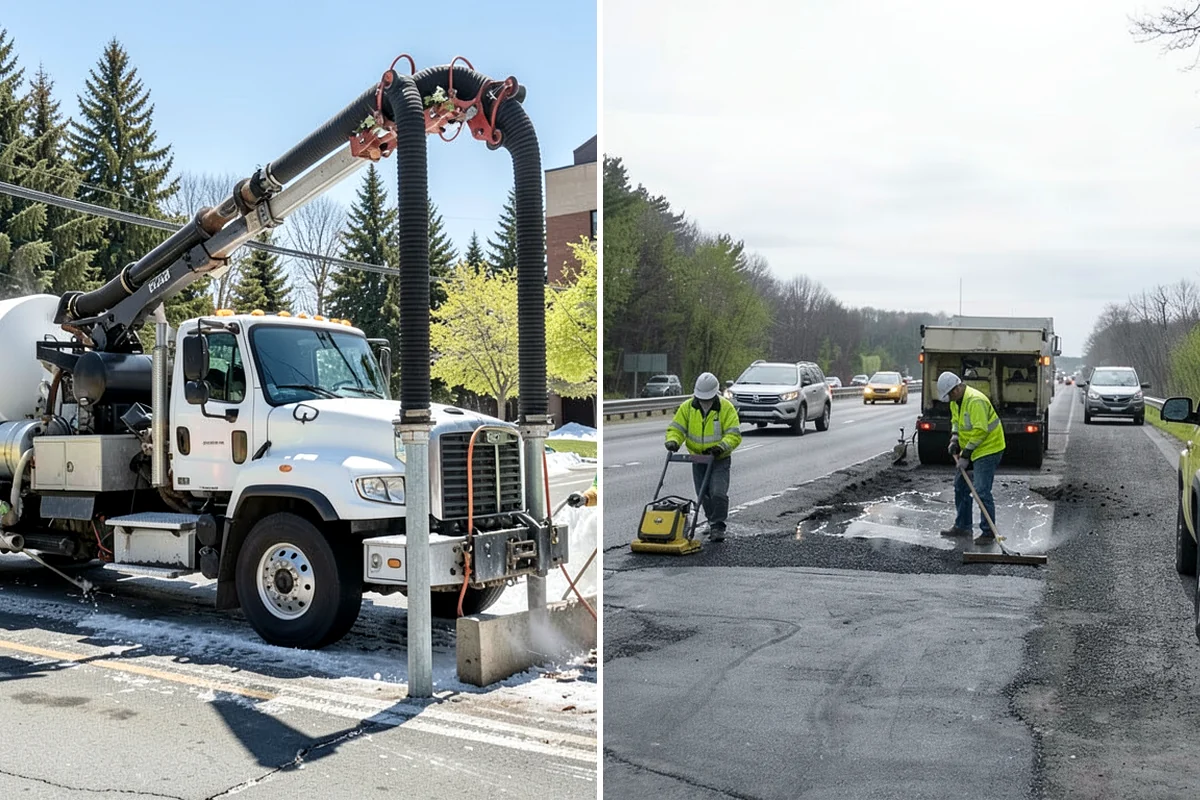Curb Ramp Construction in Kenmore, King County, WA - Survey existing grades and confirm ramp type against the standard plan