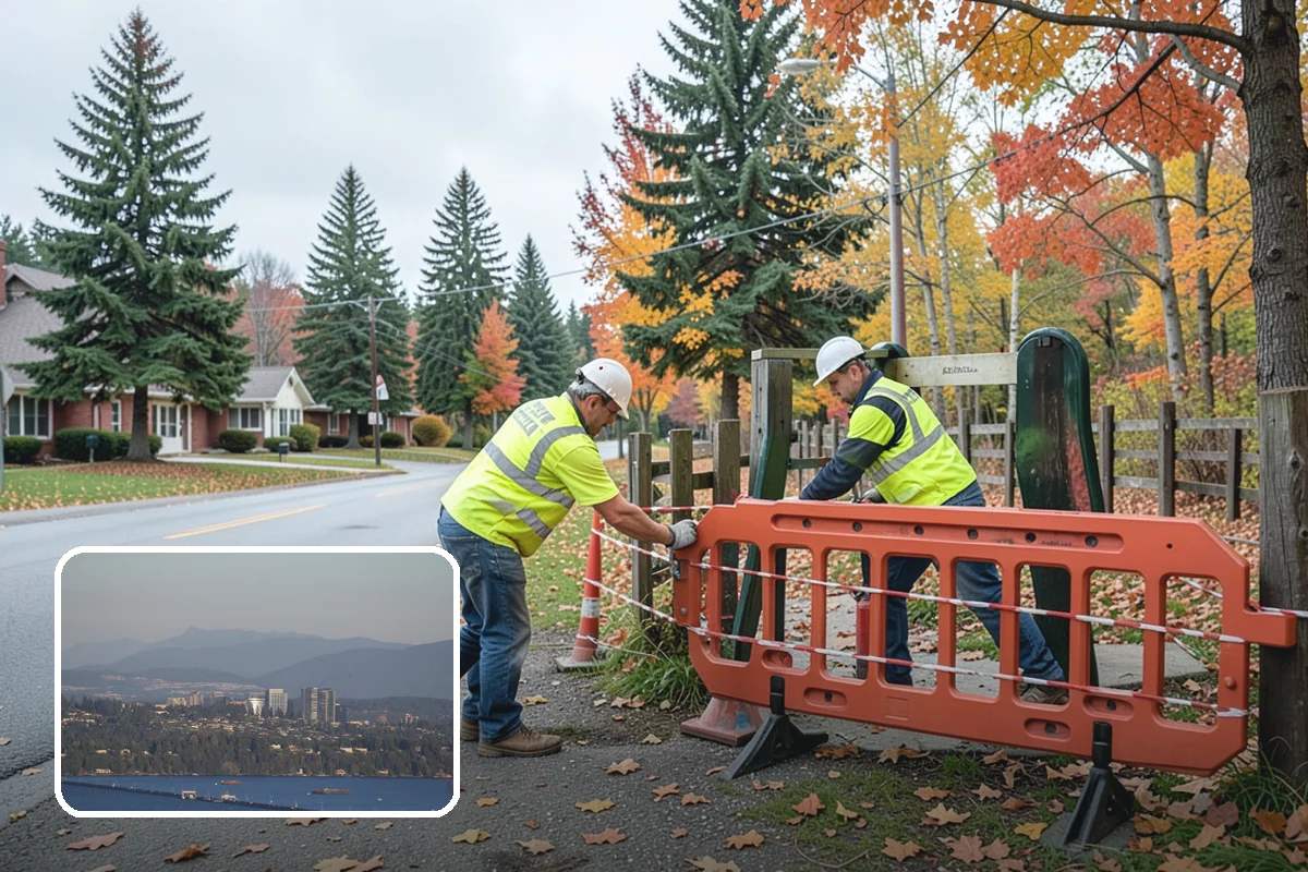 Curb Ramp Construction in Medina, King County, WA - Meets PROWAG and local ADA transition-plan obligations