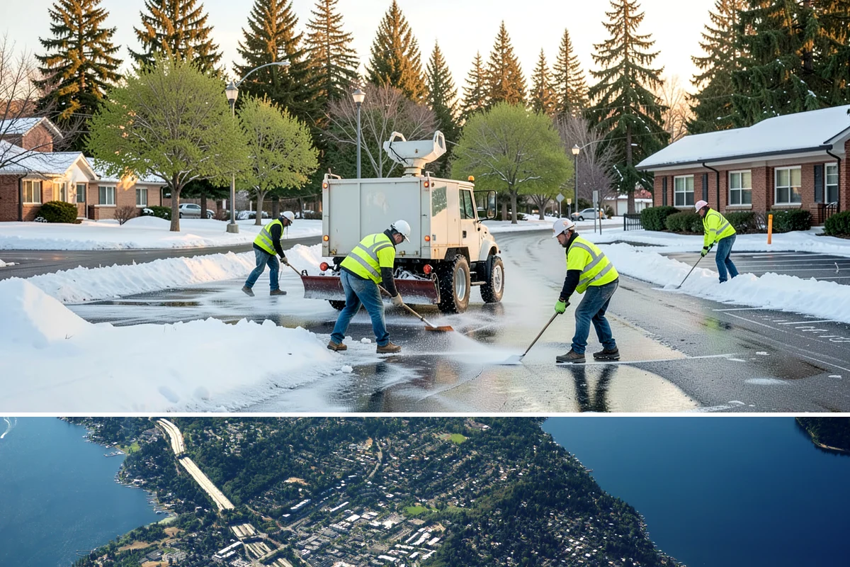 Curb Ramp Construction in Mercer Island, King County, WA - Ramp reconstruction pairs well with the summer paving season so corners and overlays are completed in a single mobilization.