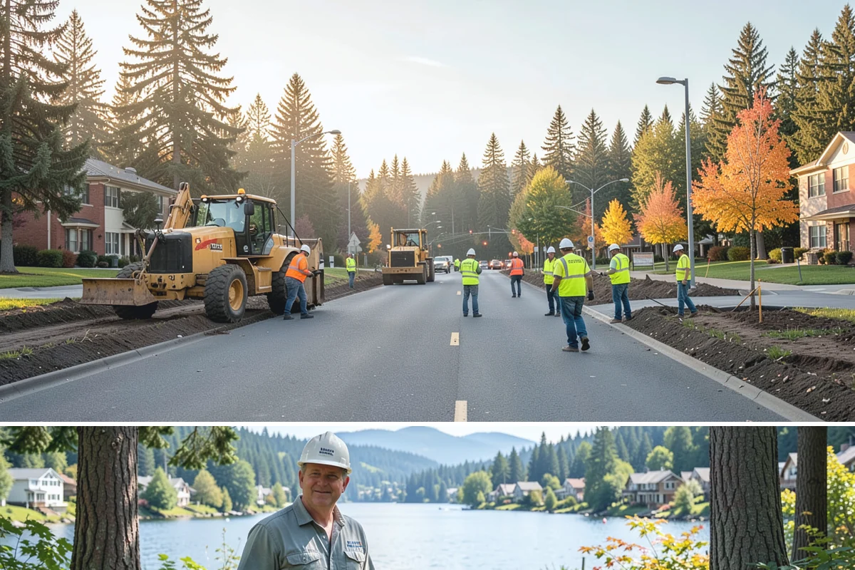 Curb Ramp Construction in Milton, King County, WA - Ramp reconstruction pairs well with the summer paving season so corners and overlays are completed in a single mobilization.