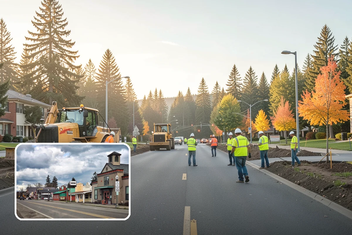 Curb Ramp Construction in Roy, Pierce County, WA - Meets PROWAG and local ADA transition-plan obligations