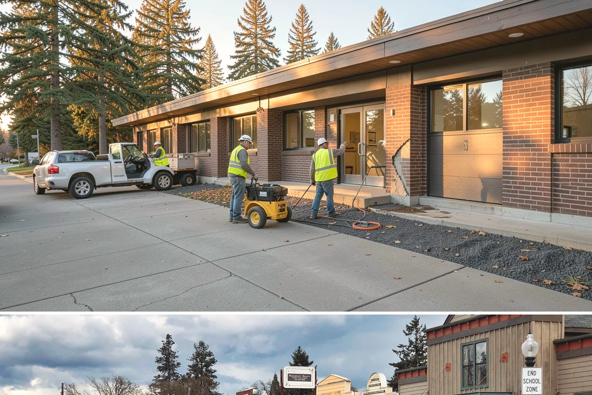 Curb Ramp Construction in Roy, Pierce County, WA - Ramp reconstruction pairs well with the summer paving season so corners and overlays are completed in a single mobilization.