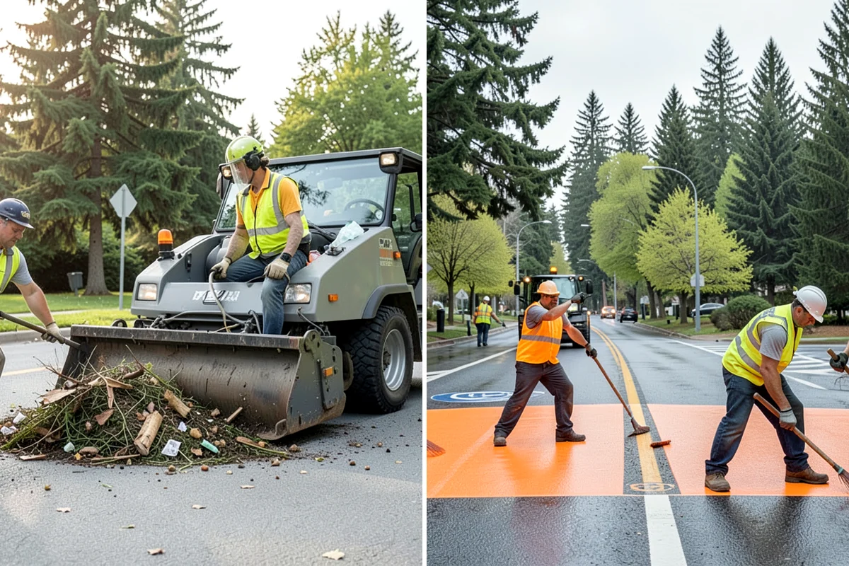 Curb Ramp Construction in SeaTac, King County, WA - Survey existing grades and confirm ramp type against the standard plan