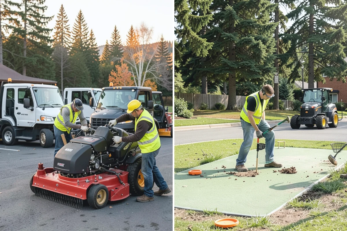 Curb Ramp Construction in Skykomish, King County, WA - Survey existing grades and confirm ramp type against the standard plan