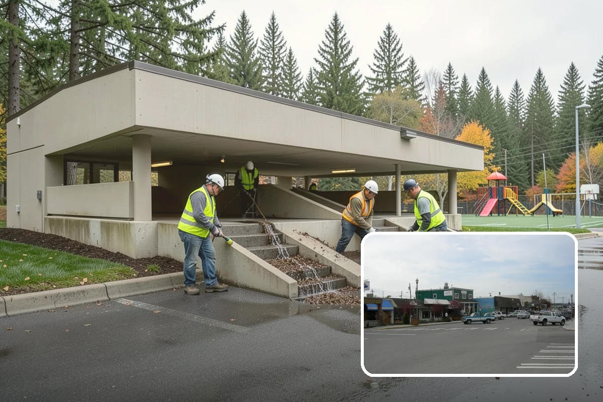 Curb Ramp Construction in Stanwood, Snohomish County, WA - Meets PROWAG and local ADA transition-plan obligations