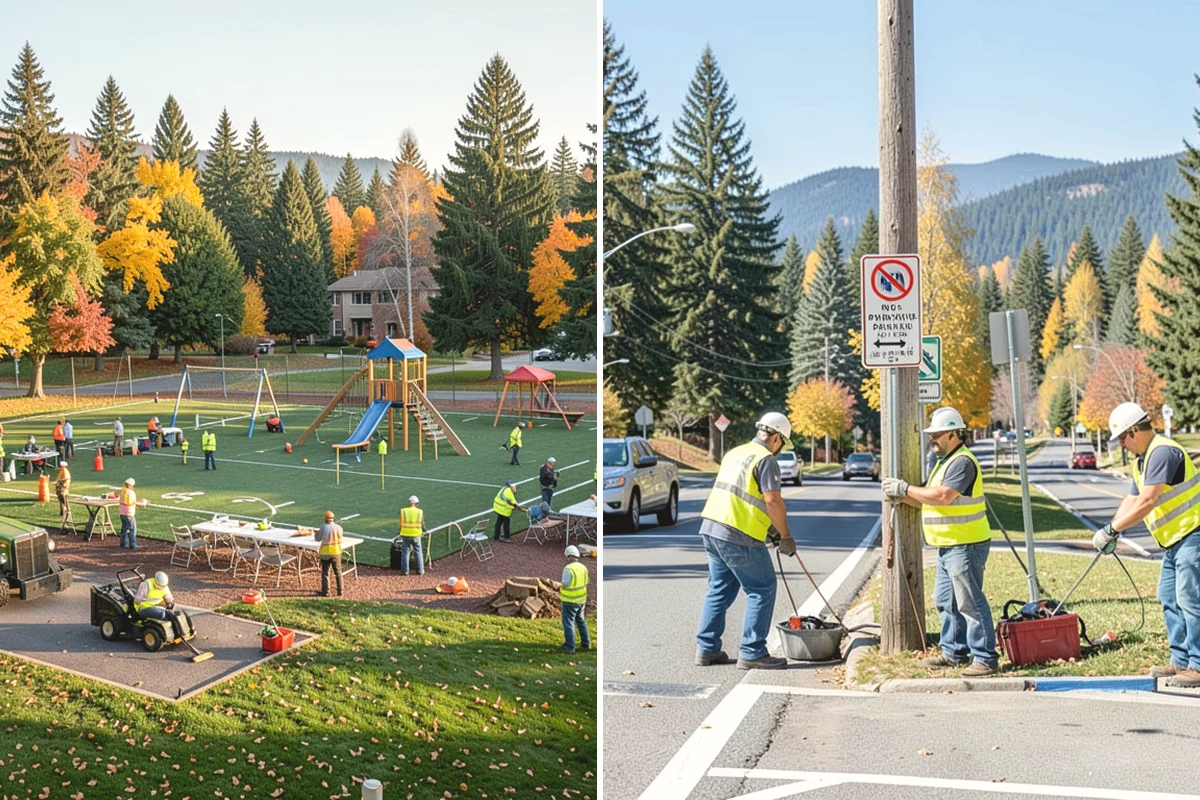 Curb Ramp Construction in Tacoma, Pierce County, WA - Survey existing grades and confirm ramp type against the standard plan