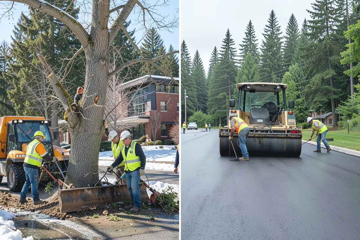 Curb Ramp Construction in Wilkeson, Pierce County, WA - Survey existing grades and confirm ramp type against the standard plan