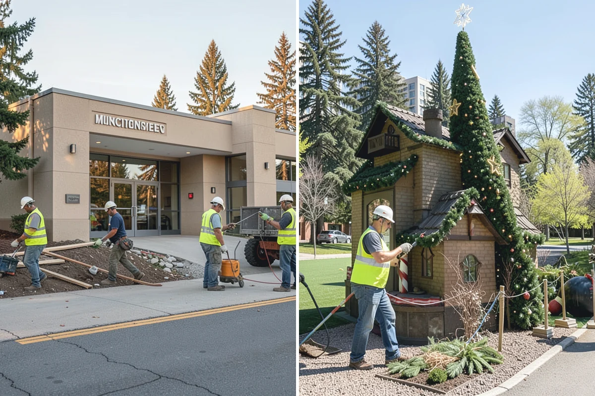 Curb Ramp Construction in Woodinville, King County, WA - Survey existing grades and confirm ramp type against the standard plan
