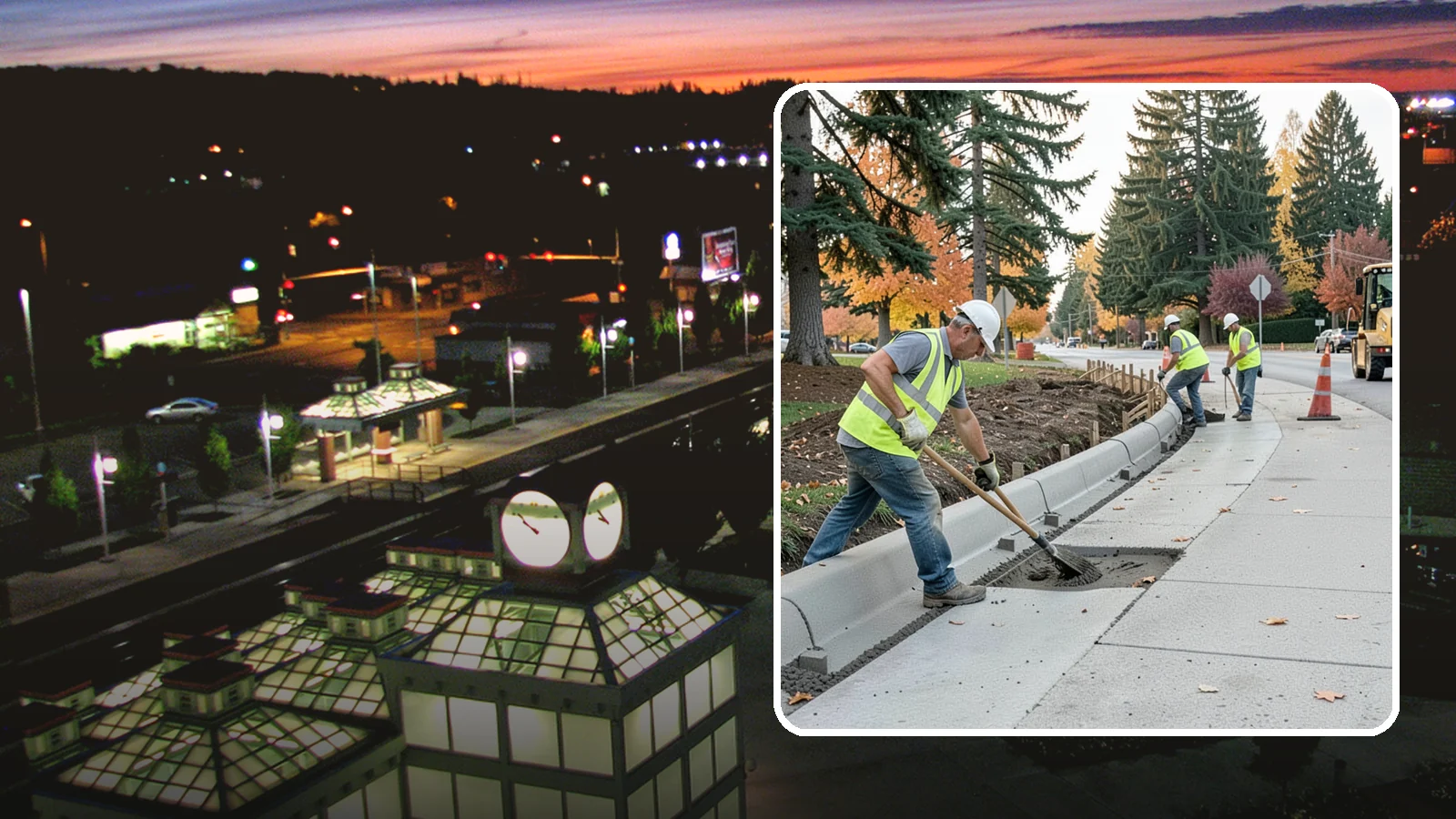 Curb Repairs in Auburn, King County, WA - Curb and gutter repairs that restore drainage flow lines, edge protection, and roadway definition.