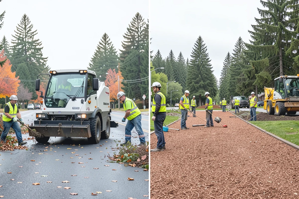 Curb Repairs in Beaux Arts Village, King County, WA - Locate failed curb sections and check flow-line grade