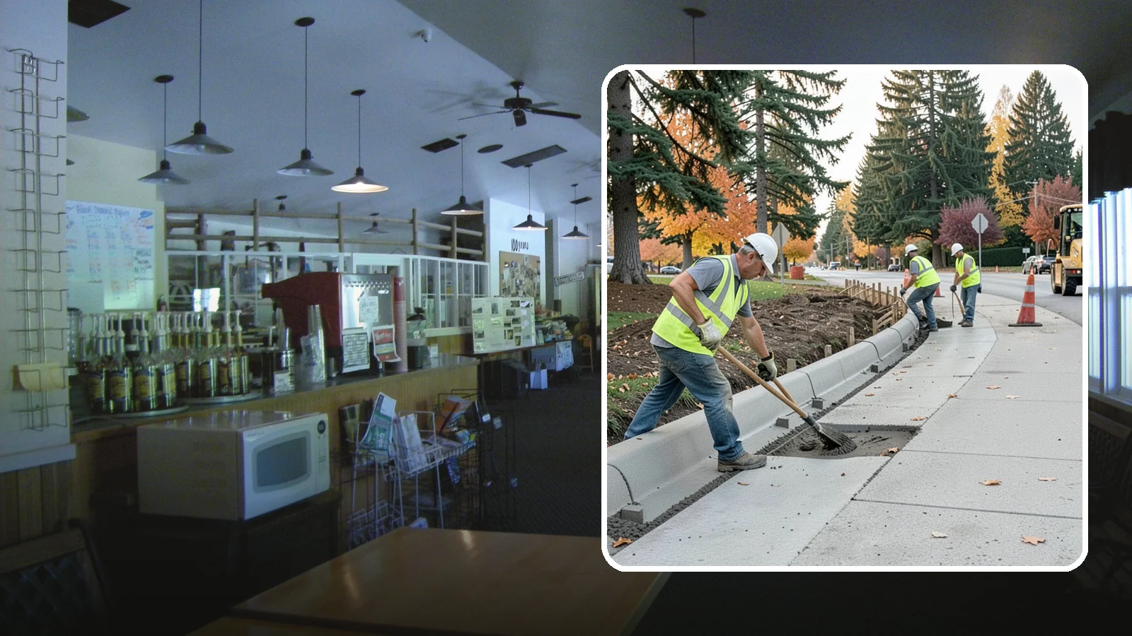 Curb Repairs in Black Diamond, King County, WA - Curb and gutter repairs that restore drainage flow lines, edge protection, and roadway definition.
