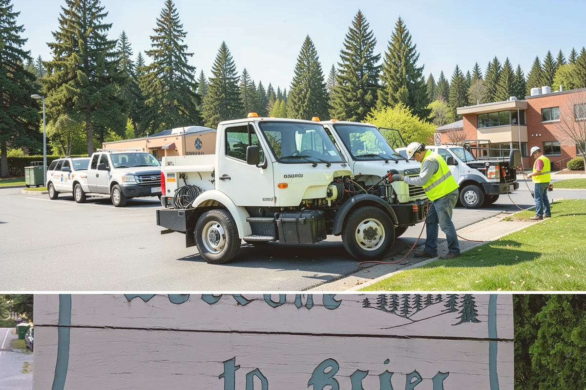 Curb Repairs in Brier, Snohomish County, WA - Curb repairs are best completed in the drier months so new concrete cures fully before it must carry heavy fall and winter gutter...