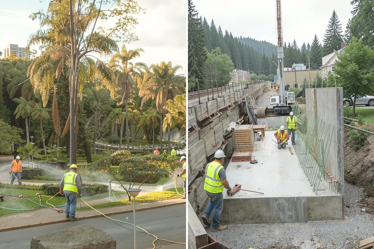 Curb Repairs in Covington, King County, WA - Locate failed curb sections and check flow-line grade