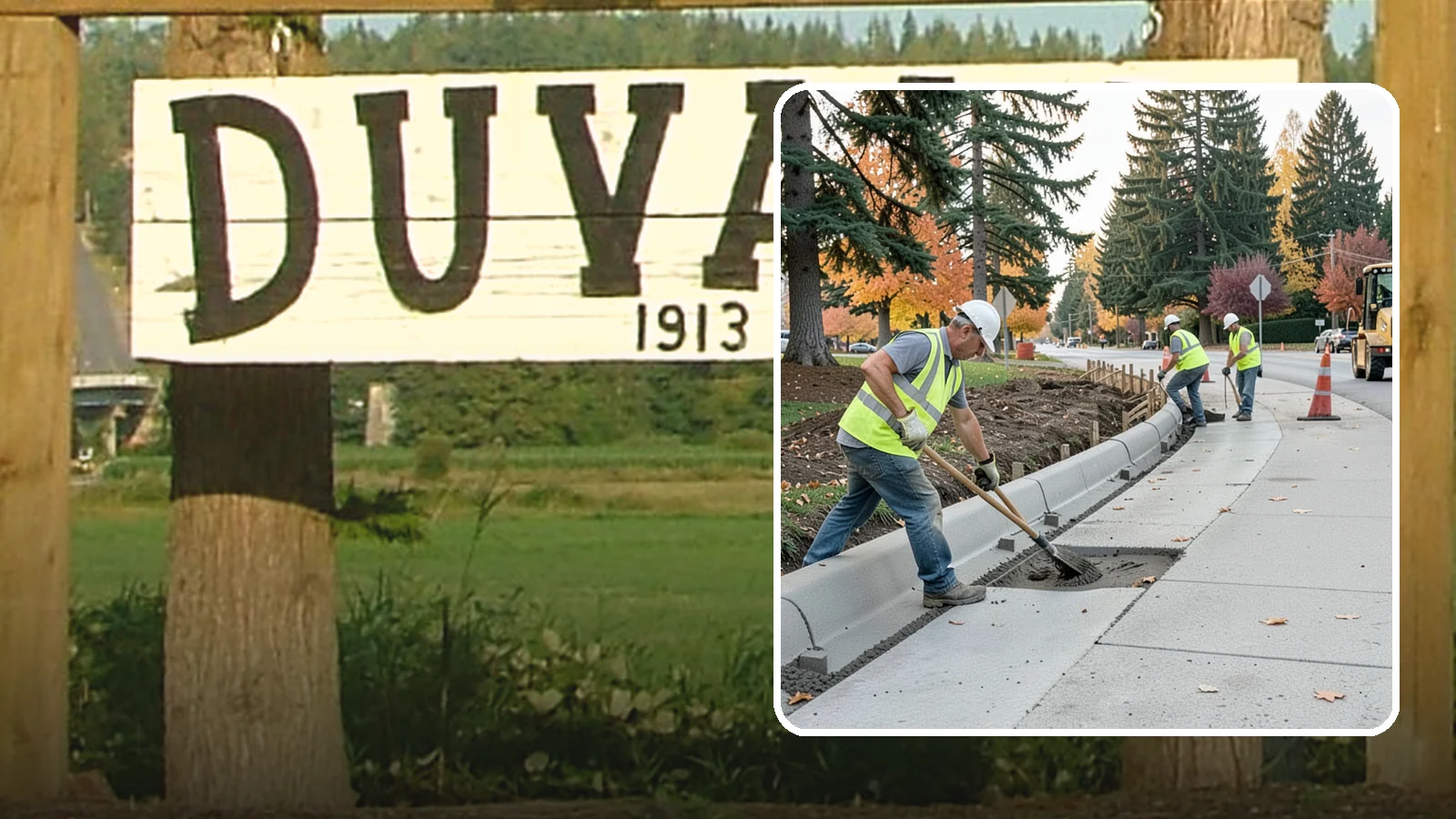 Curb Repairs in Duvall, King County, WA - Curb and gutter repairs that restore drainage flow lines, edge protection, and roadway definition.