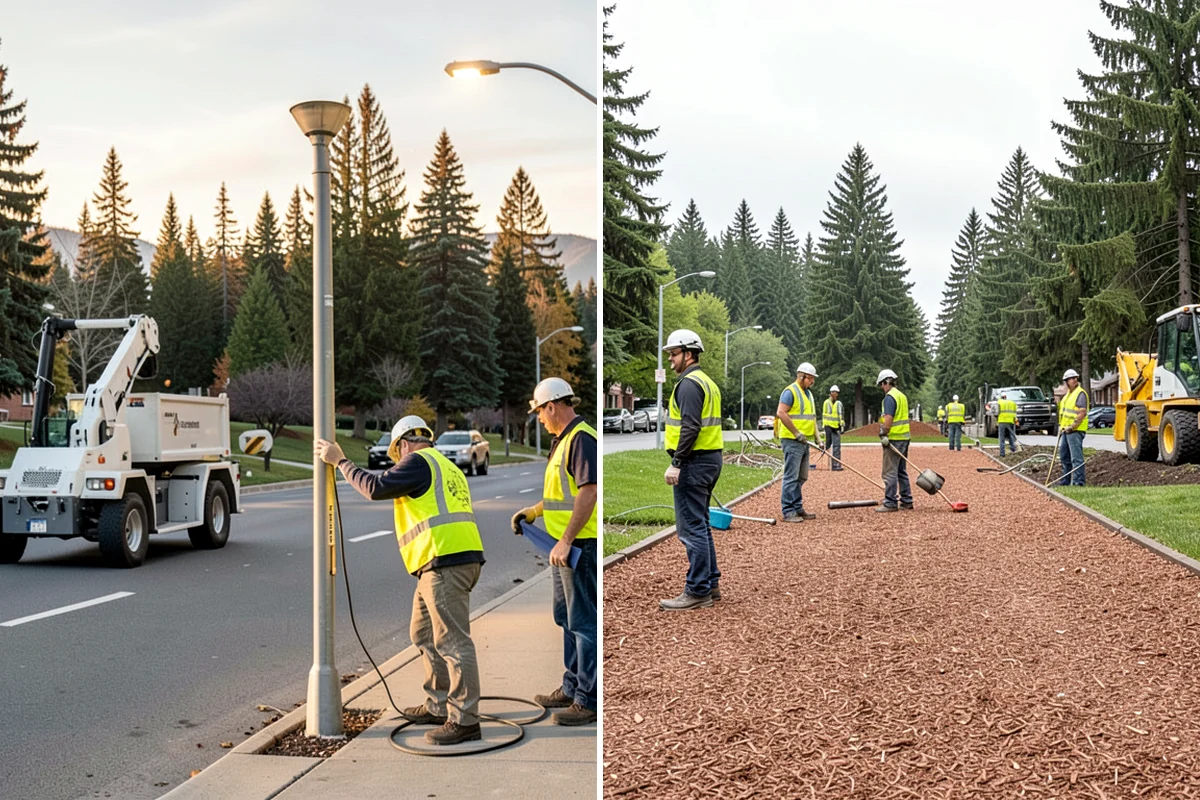 Curb Repairs in Everett, Snohomish County, WA - Locate failed curb sections and check flow-line grade