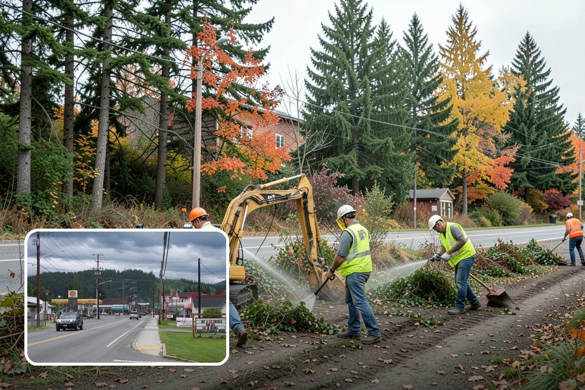 Curb Repairs in Granite Falls, Snohomish County, WA - Restores continuous gutter flow to prevent ponding and pavement undermining