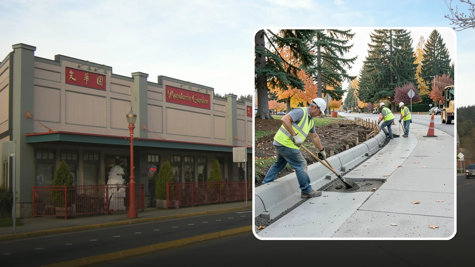 Curb Repairs in Issaquah, King County, WA - Curb and gutter repairs that restore drainage flow lines, edge protection, and roadway definition.