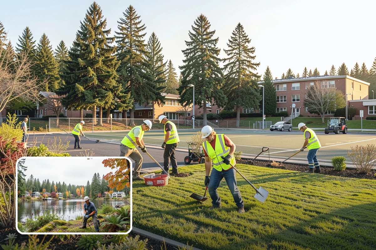 Curb Repairs in La Conner, Skagit County, WA - Restores continuous gutter flow to prevent ponding and pavement undermining
