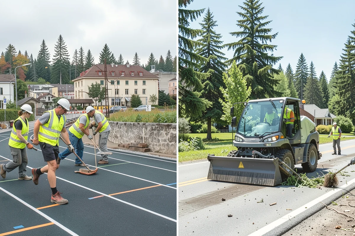 Curb Repairs in La Conner, Skagit County, WA - Locate failed curb sections and check flow-line grade