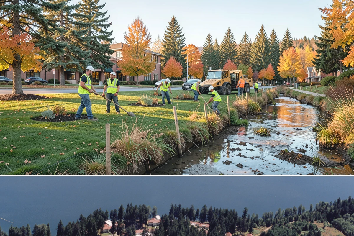 Curb Repairs in Lakewood, Pierce County, WA - Curb repairs are best completed in the drier months so new concrete cures fully before it must carry heavy fall and winter gutter...