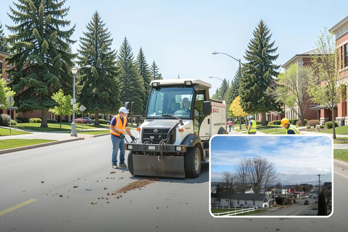 Curb Repairs in Langley, Island County, WA - Restores continuous gutter flow to prevent ponding and pavement undermining