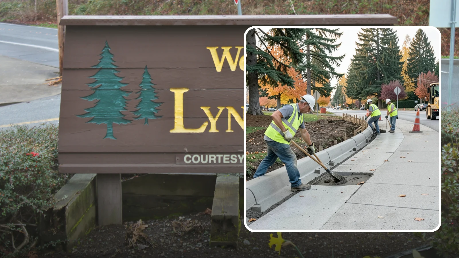 Curb Repairs in Lynnwood, Snohomish County, WA - Curb and gutter repairs that restore drainage flow lines, edge protection, and roadway definition.