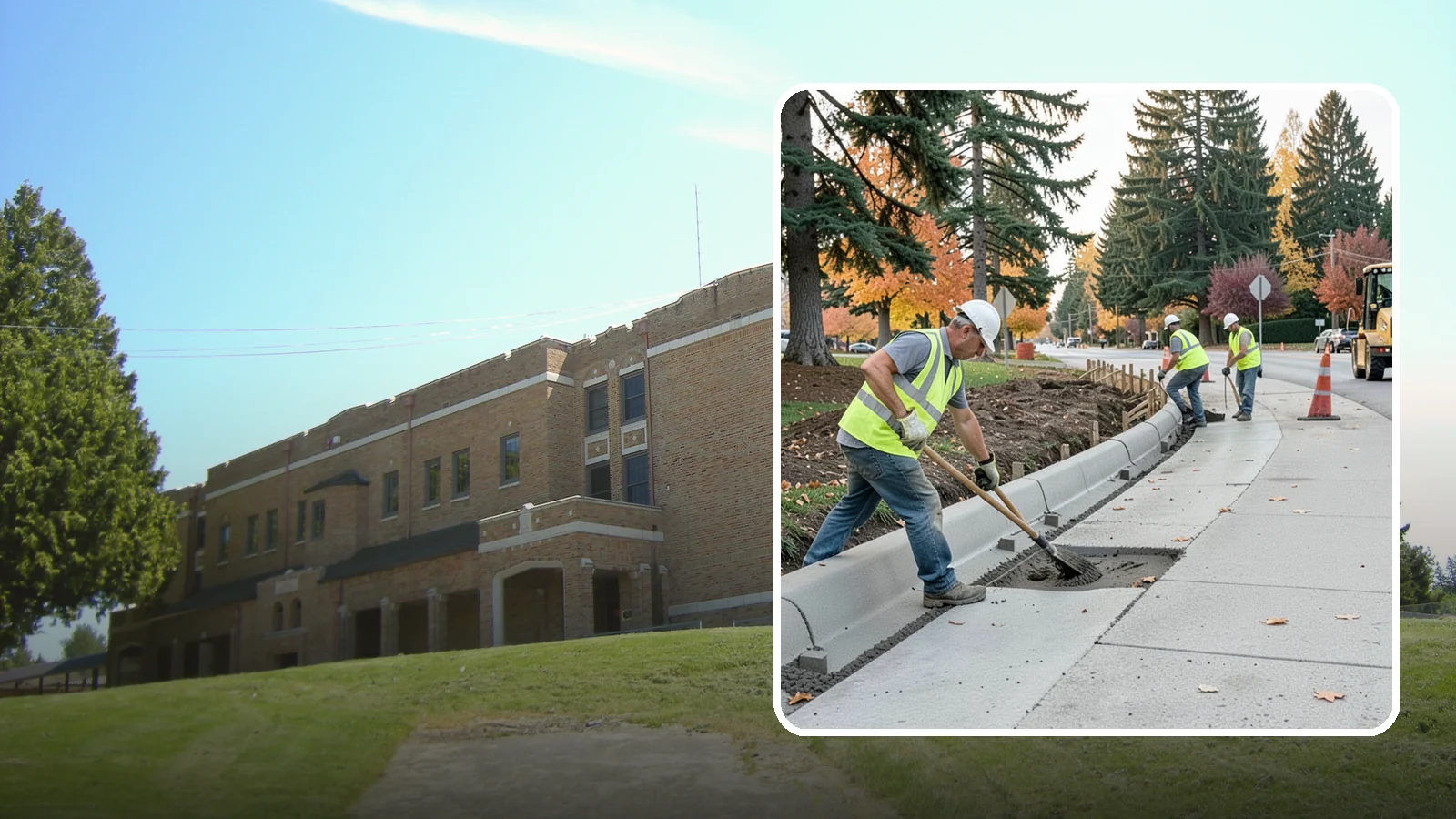 Curb Repairs in Maple Valley, King County, WA - Curb and gutter repairs that restore drainage flow lines, edge protection, and roadway definition.